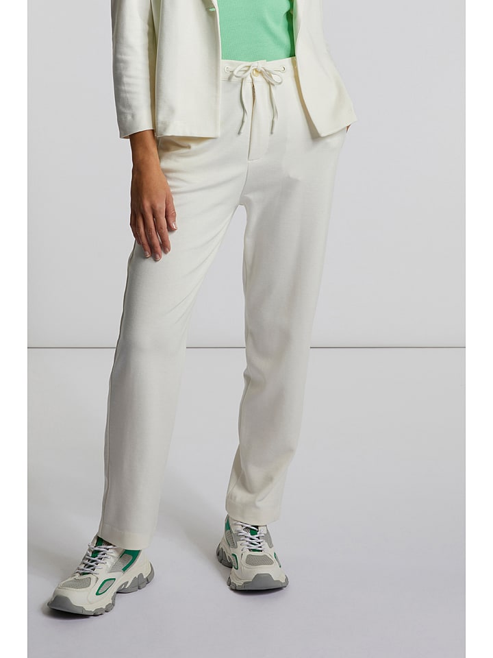 Rich&Royal Spodnie w kolorze kremowym rozmiar: XS