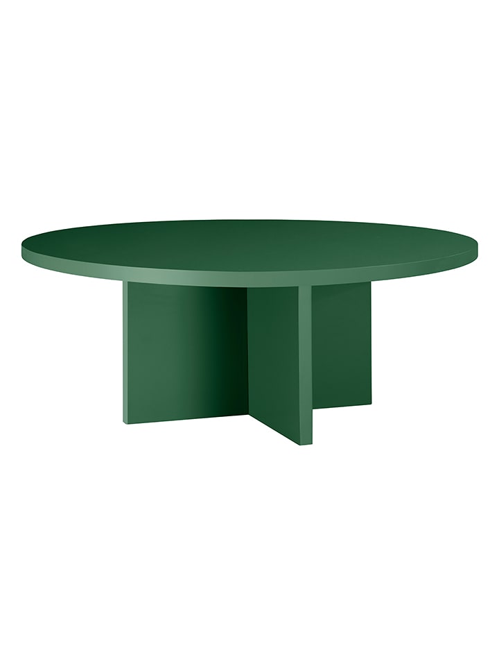 Madre Selva Stolik "Pausa" w kolorze zielonym - wys. 37 x Ø 100 cm rozmiar: onesize