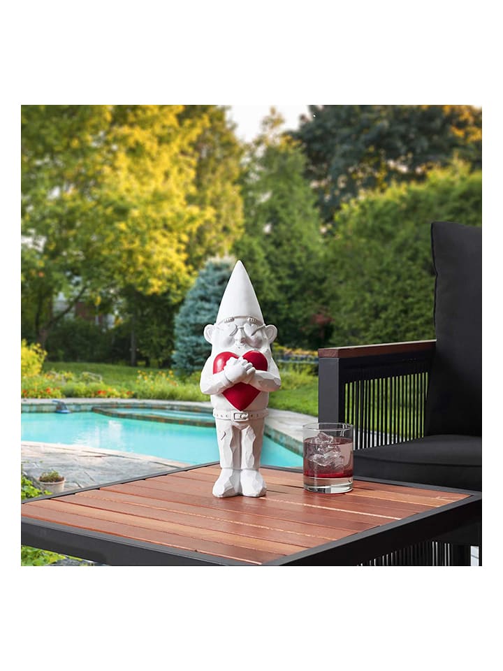 Garden Spirit Figurka dekoracyjna "Love" w kolorze białym - wys. 33 cm rozmiar: onesize