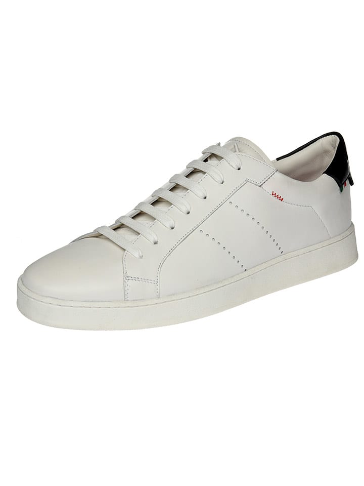 Cinque Skórzane sneakersy "Vincenzo" w kolorze białym rozmiar: 42