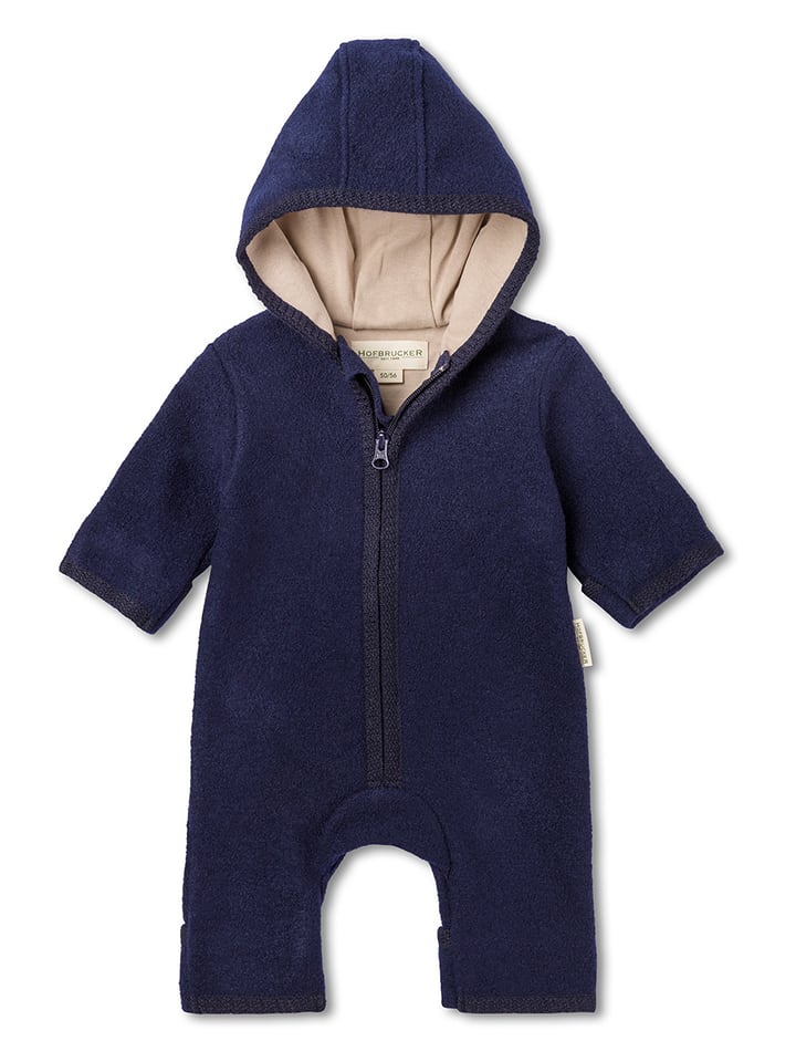 Hofbrucker Wełniany kombinezon "Elli" w kolorze granatowym rozmiar: 62/68
