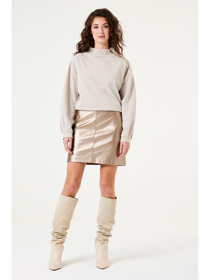 Garcia Sweter w kolorze beżowym rozmiar: XL