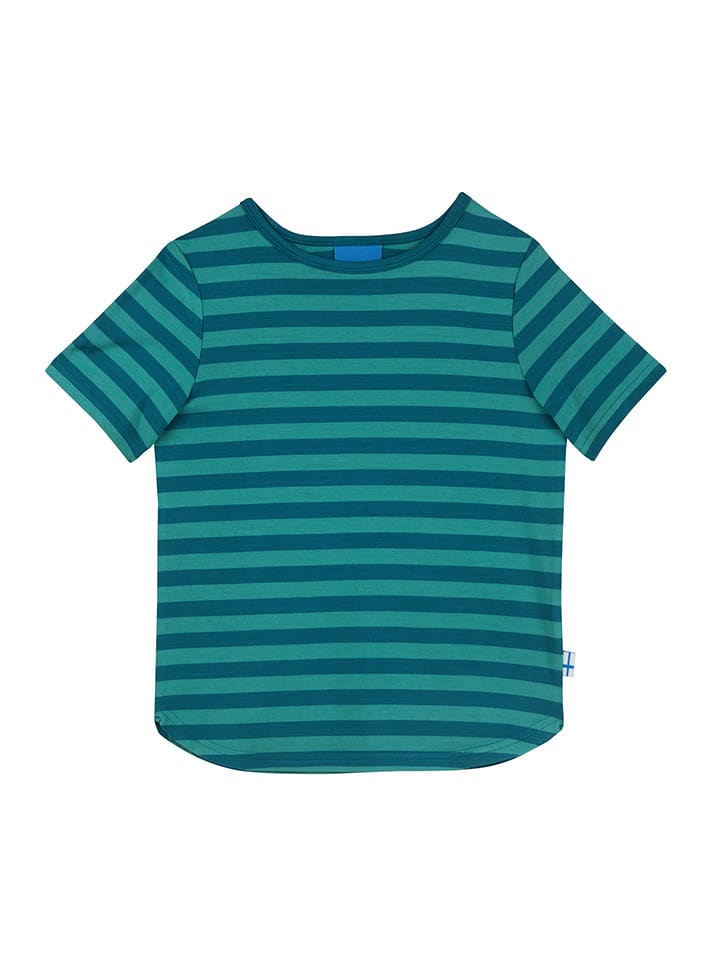 finkid Koszulka "Maalari" w kolorze morskim rozmiar: 90/100