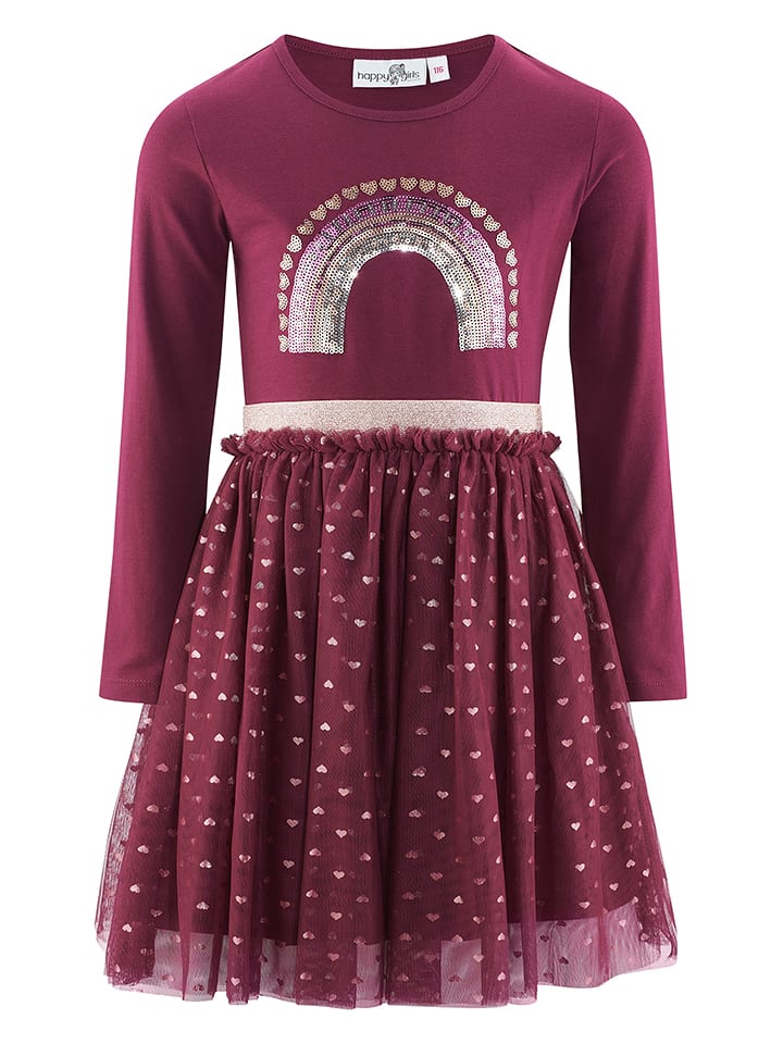 happy girls by Eisend Sukienka w kolorze fioletowym rozmiar: 122