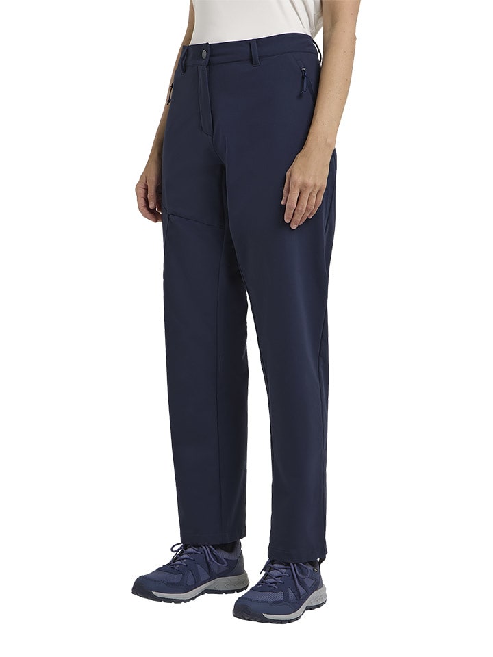 Jack Wolfskin Spodnie funkcyjne "Pico Trail" w kolorze granatowym rozmiar: 38/R
