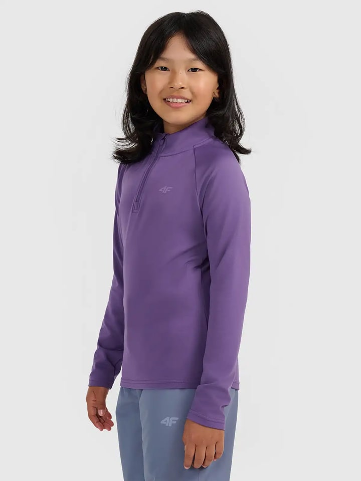 4F Koszulka funkcyjna w kolorze fioletowym rozmiar: 122/128