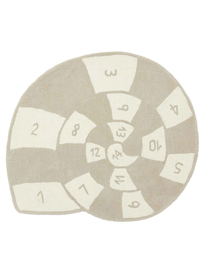 OYOY mini Wełniany dywan "Nautilus Hopscotch" - 112 x 100 cm rozmiar: onesize