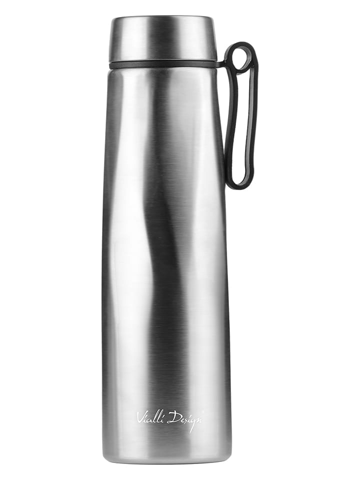 Vialli Design Termos w kolorze srebrnym - 500 ml rozmiar: onesize