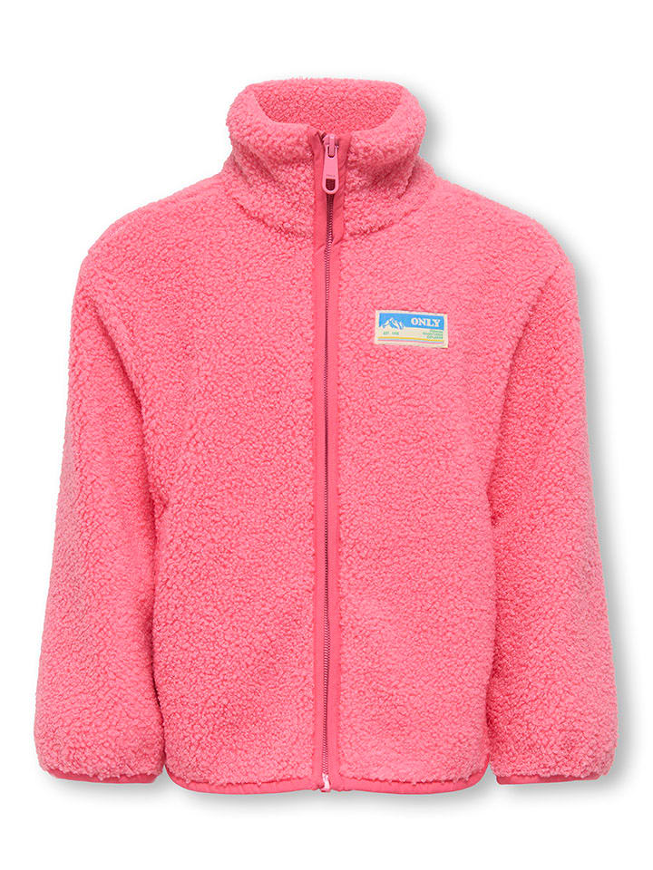 KIDS ONLY Kurtka pluszowa "Eva" w kolorze różowym rozmiar: 104