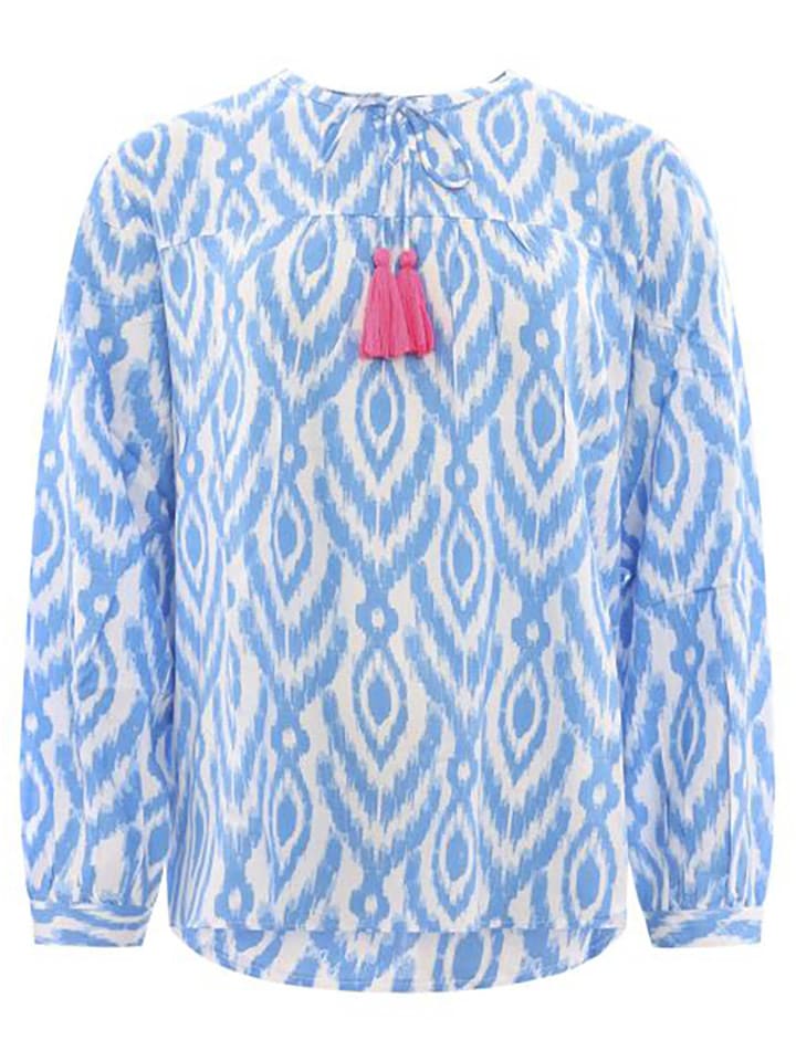 Zwillingsherz Bluzka w kolorze błękitnym rozmiar: S/M