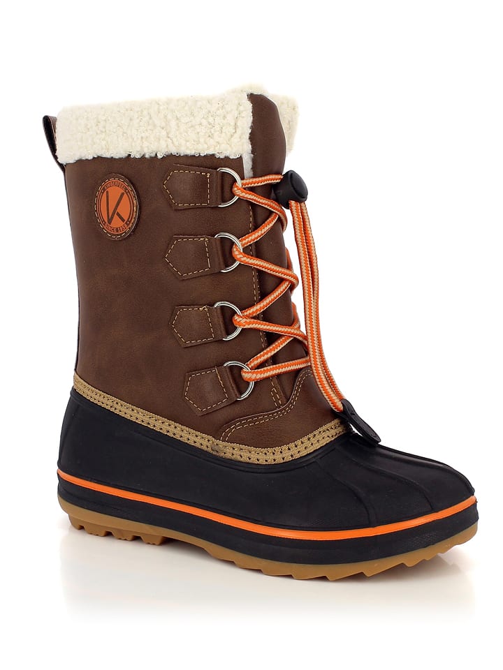 Kimberfeel Kozaki zimowe "Bengal" w kolorze brązowym rozmiar: 31