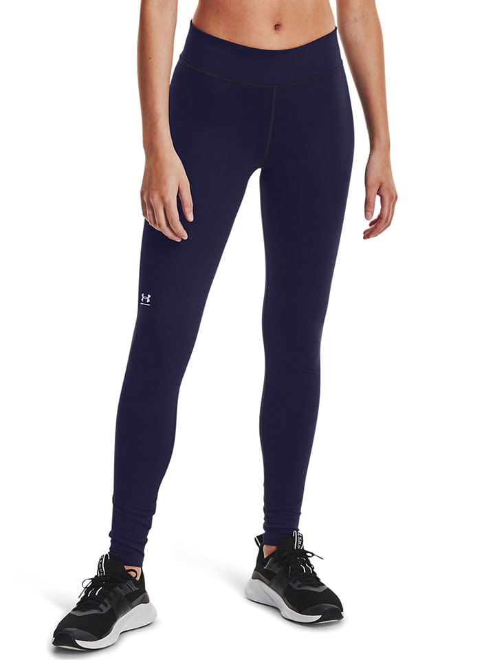 Under Armour Legginsy funkcyjne w kolorze granatowym rozmiar: M