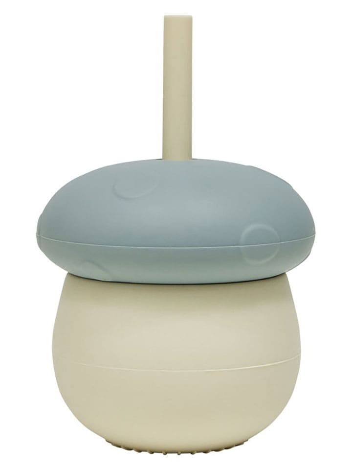 OYOY mini Kubek "Mushroom" w kolorze błękitno-zielonym - 220 ml rozmiar: onesize