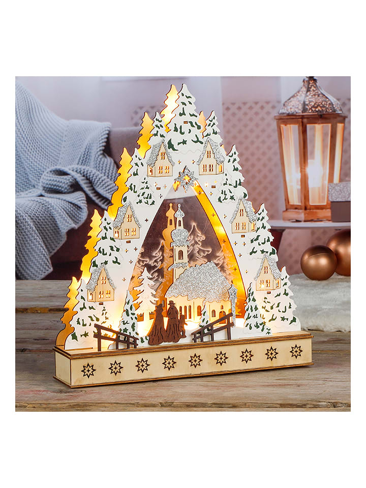 Profiline Dekoracyjna lampa LED w kolorze ciepłej bieli - 30 x 33 x 7 cm rozmiar: onesize