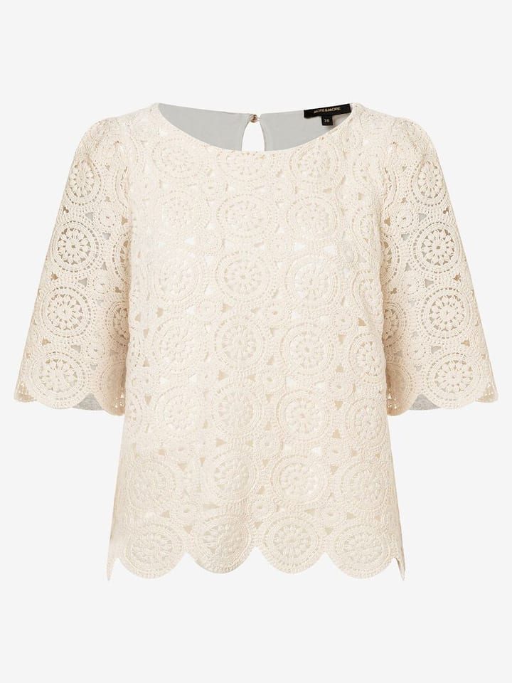 More & More Bluzka w kolorze kremowym rozmiar: 38