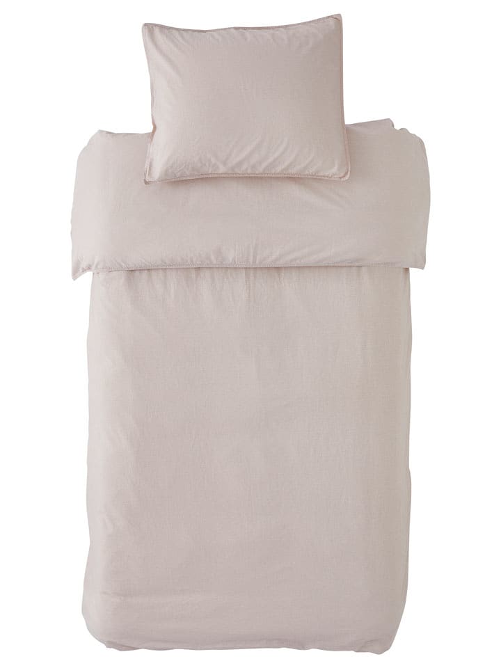 Ellos Home Komplet pościeli "Rania" w kolorze jasnoróżowym rozmiar: 150x210 cm