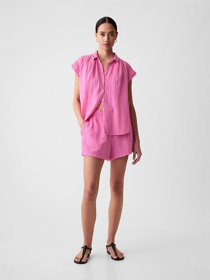 GAP Szorty w kolorze różowym rozmiar: XXL