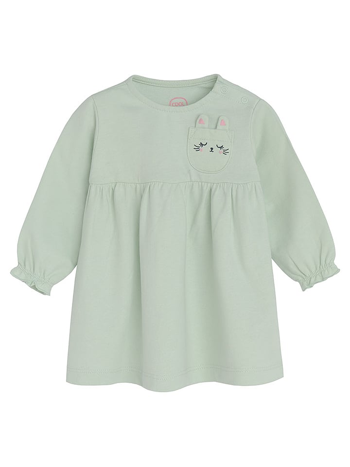 COOL CLUB Sukienka w kolorze zielonym rozmiar: 86