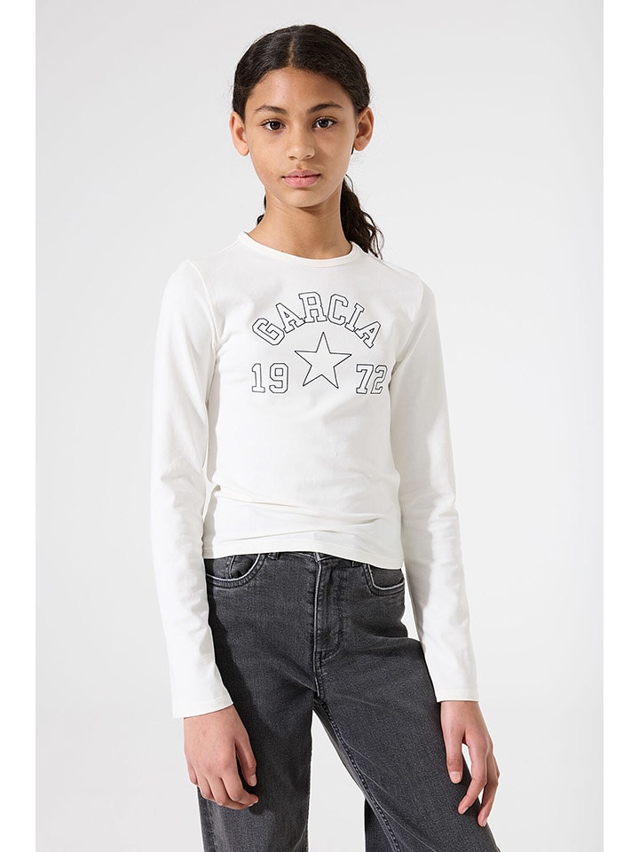 Garcia Koszulka w kolorze białym rozmiar: 140/146