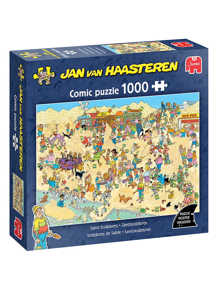 Jumbo 1.000-częściowe puzzle "Jan van Haasteren - Sand Sculptures" - 12+ rozmiar: onesize