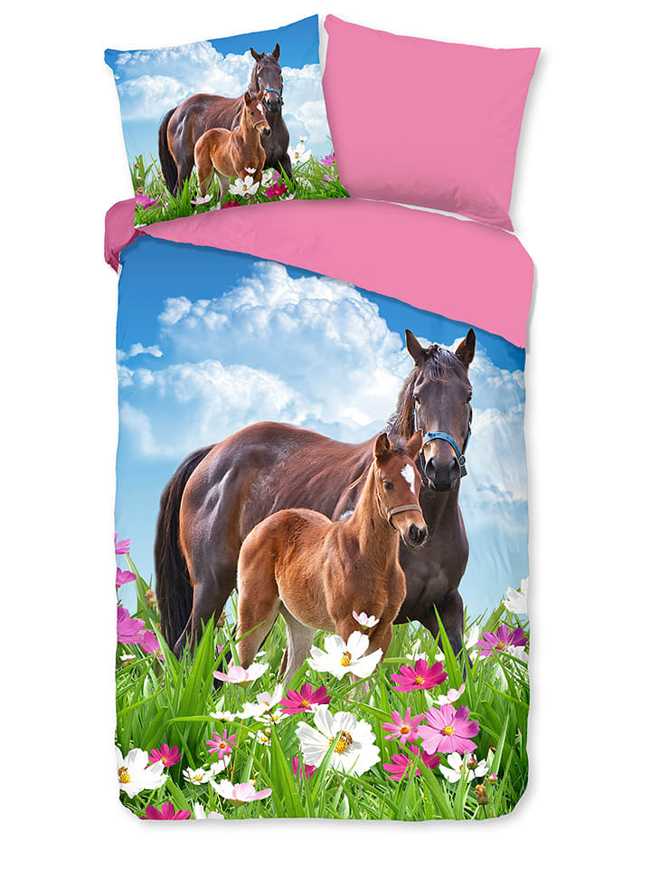 Good Morning Komplet pościeli "Dora" ze wzorem rozmiar: 140x200 cm