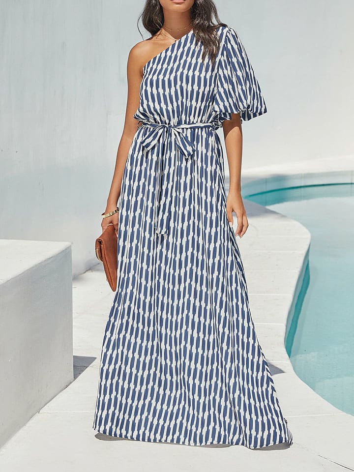 LA Angels Sukienka w kolorze granatowo-kremowym rozmiar: S