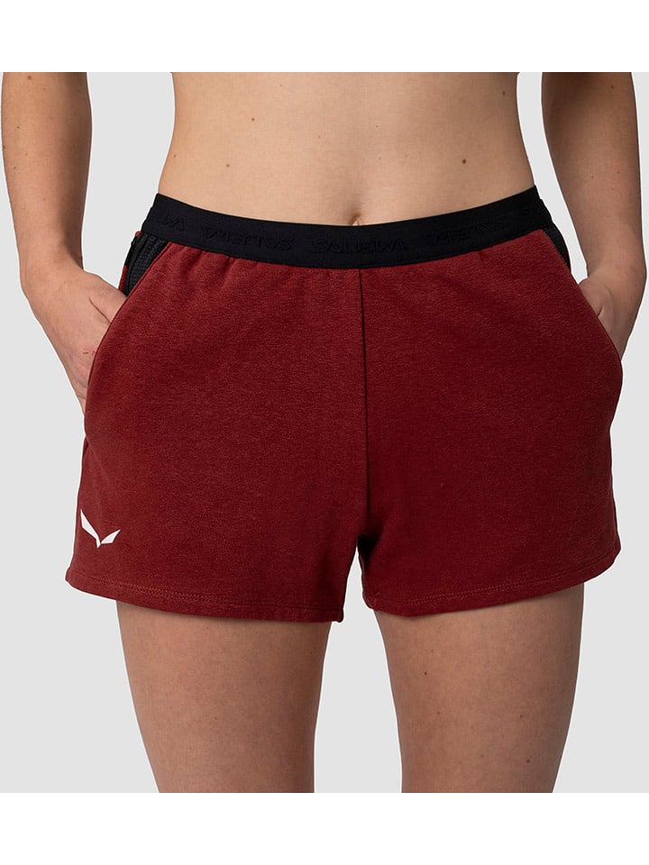 Salewa Szorty funkcyjne w kolorze czerwono-czarnym rozmiar: 38