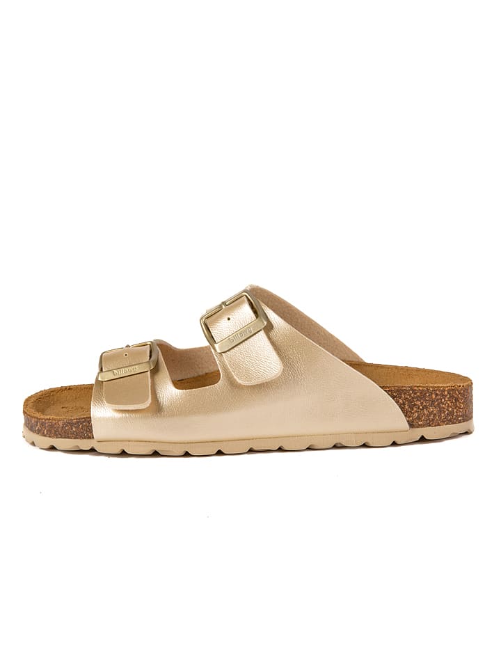 Little Sky Klapki w kolorze złotym rozmiar: 38