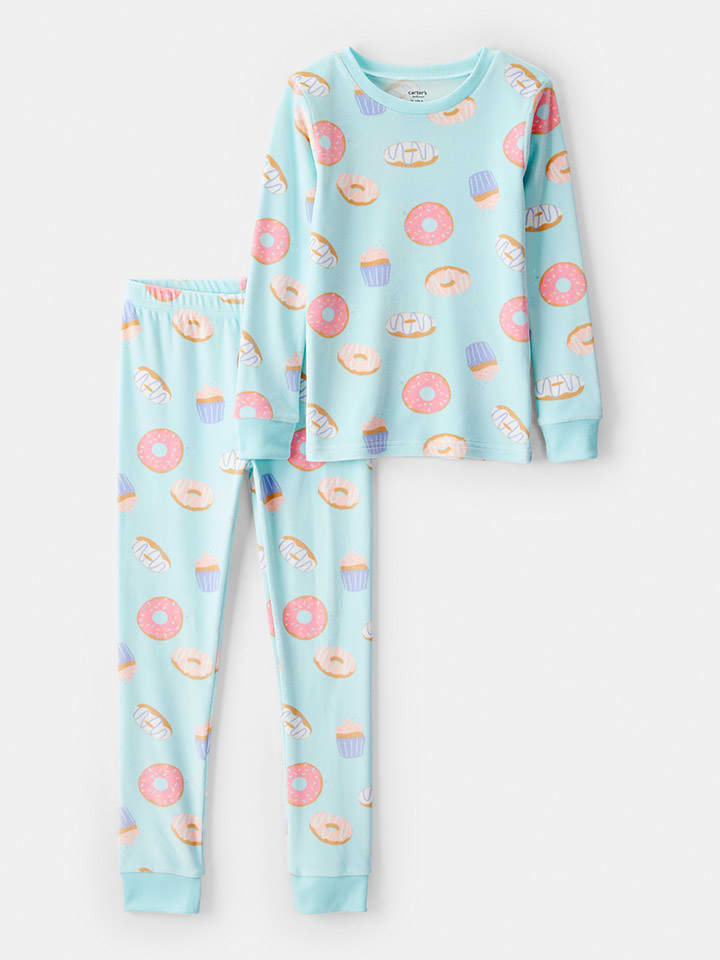 carter's Piżama w kolorze błękitnym rozmiar: 116