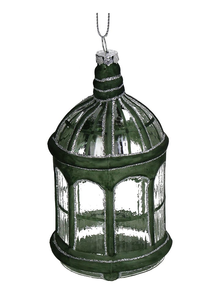 Kersten Ozdoba choinkowa "Chinese Pavillion" w kolorze zielonym - wys. 13 cm rozmiar: onesize