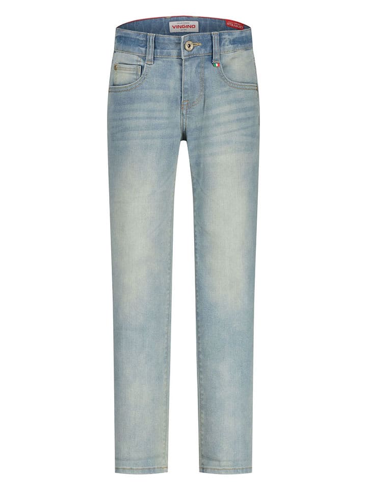Vingino Dżinsy - Comfort fit - w kolorze błękitnym rozmiar: 176