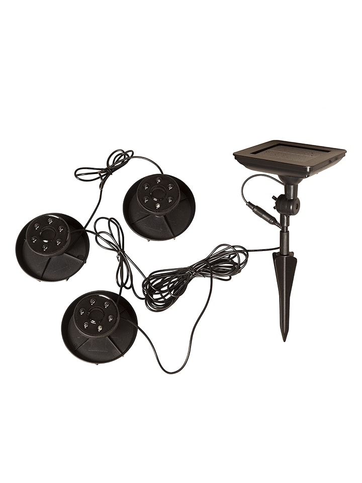 STAR Trading Solarna lampka wodna LED w kolorze czarnym - dł. 600 cm rozmiar: onesize