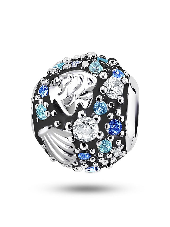 CHARM'S Srebrny charms z cyrkoniami rozmiar: onesize