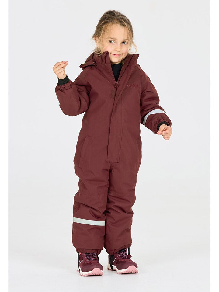 Zigzag Kombinezon zimowy "Vally" w kolorze bordowym rozmiar: 98/104
