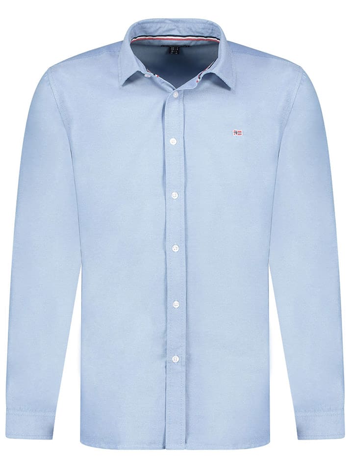 Geographical Norway Koszula "Zac" - Regular fit - w kolorze błękitnym rozmiar: XL