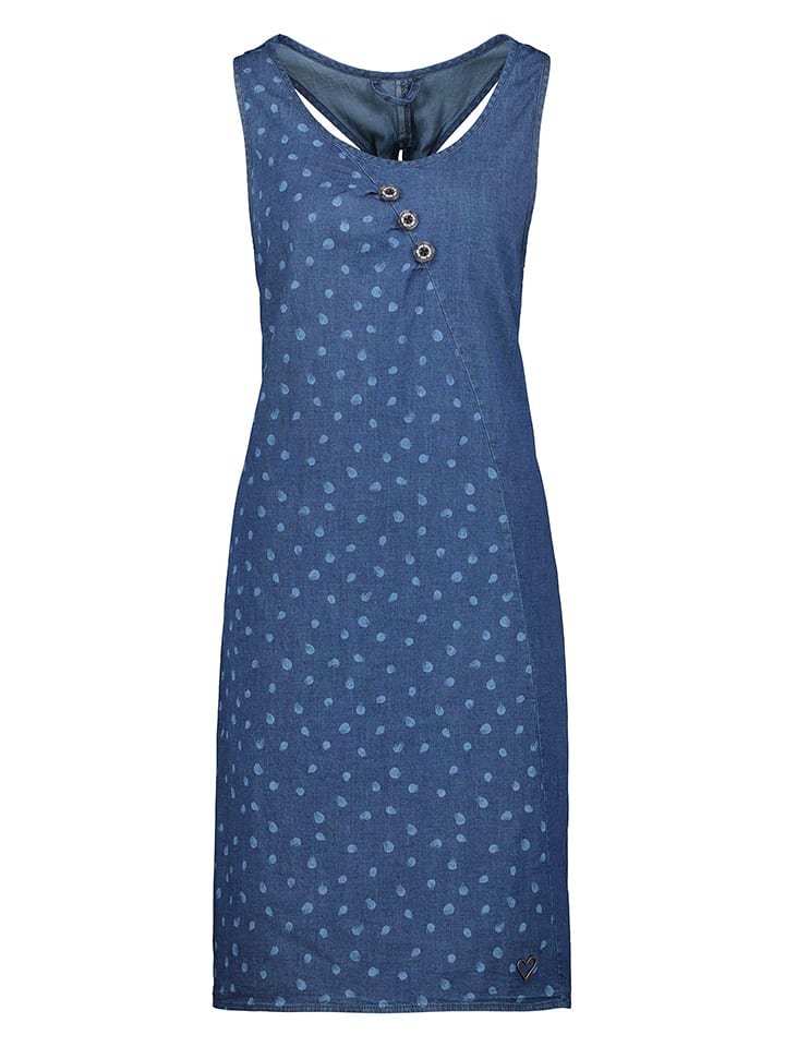 alife and kickin Sukienka dżinsowa "CameronAK" w kolorze granatowym rozmiar: L