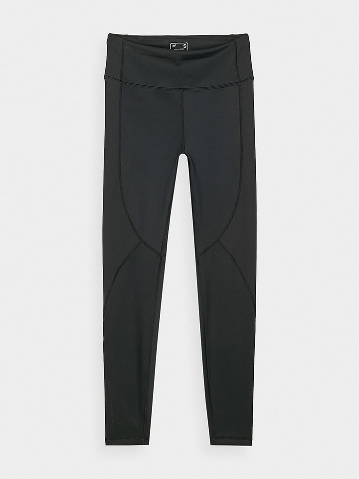 4F Legginsy sportowe w kolorze czarnym rozmiar: S
