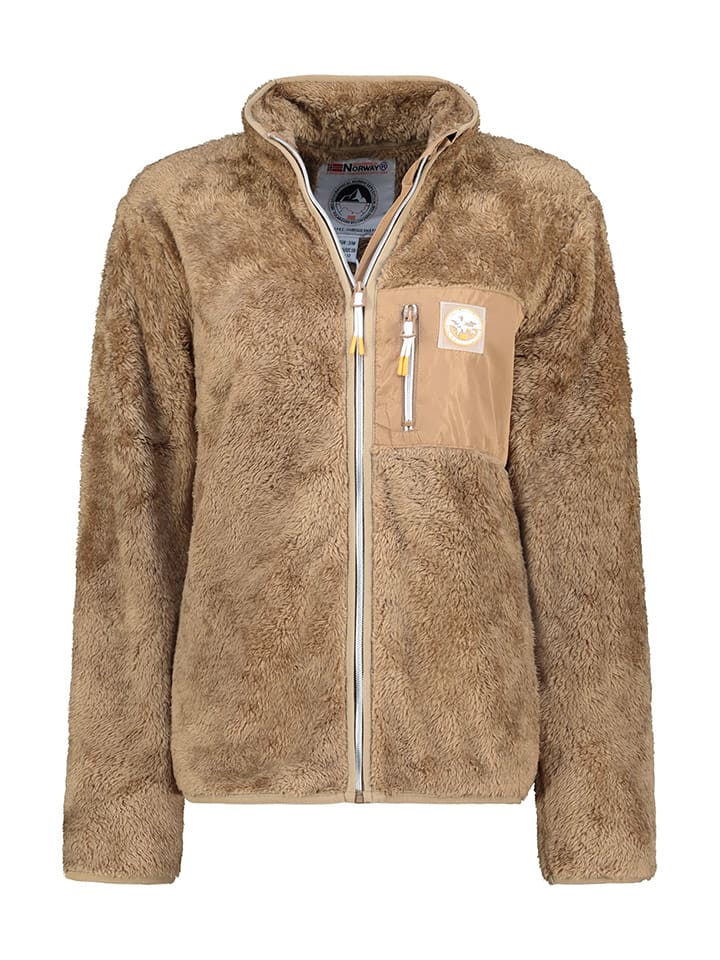 Geographical Norway Kurtka polarowa "Upecious" w kolorze szarobrązowym rozmiar: XL