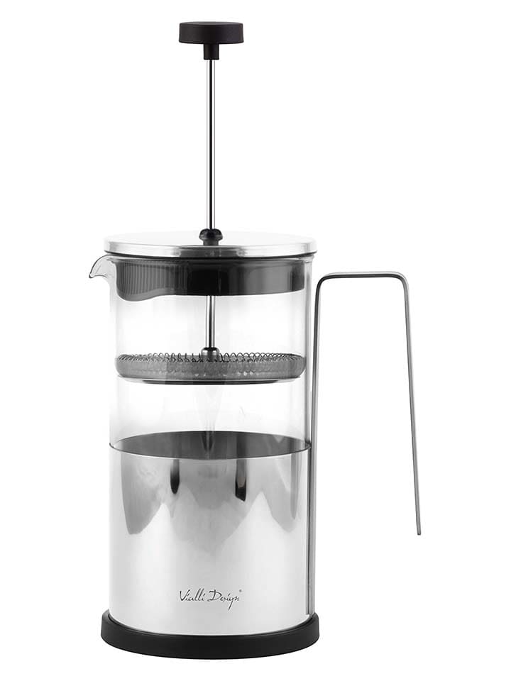 Vialli Design Dzbanek "Diamante" w kolorze srebrnym do herbaty - 1 l rozmiar: onesize