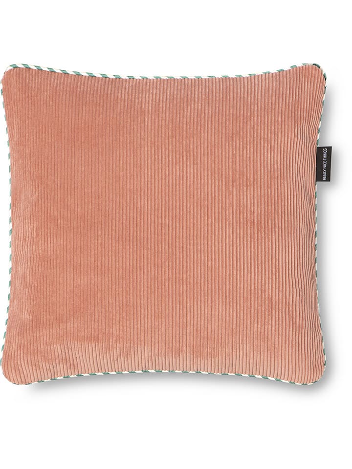 Really Nice Things Poduszka w kolorze brązowo-jasnoróżowym - 45 x 45 cm rozmiar: onesize