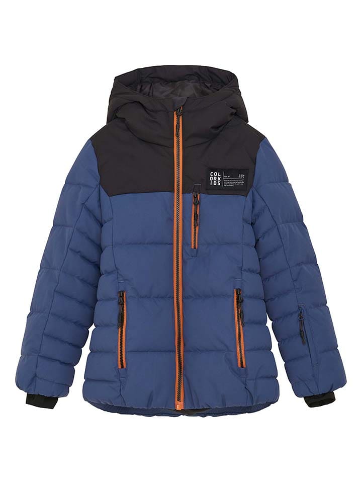 Color Kids Kurtka pikowana w kolorze niebieskim rozmiar: 152