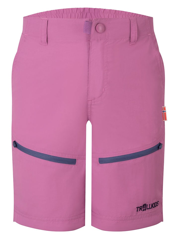 Trollkids Szorty trekkingowe "Seiland" w kolorze jasnoróżowym rozmiar: 146