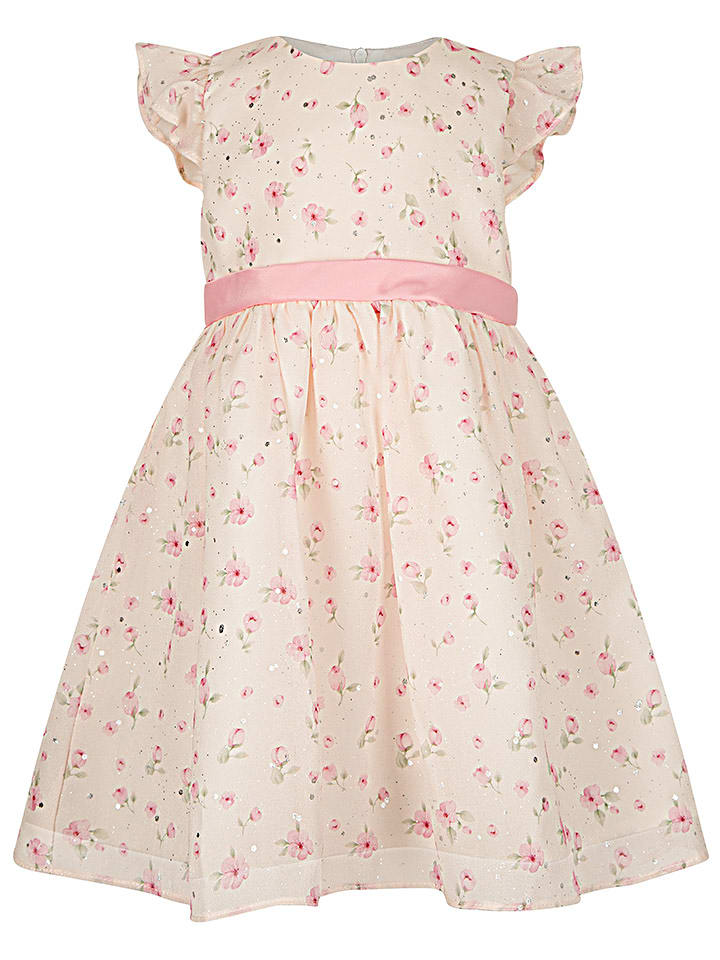 happy girls by Eisend Sukienka w kolorze szaroróżowym rozmiar: 68