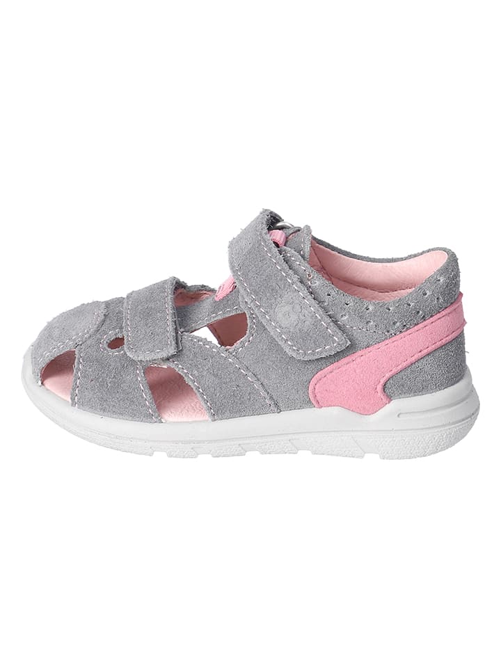 PEPINO Skórzane sandały "Kansi" w kolorze jasnoszarym rozmiar: 24