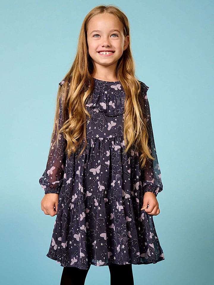 COOL CLUB Sukienka w kolorze granatowo-jasnoróżowym rozmiar: 122