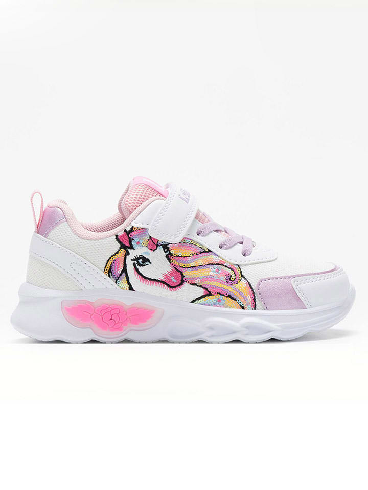 Lelli Kelly Sneakersy "Maggie" w kolorze biało-fioletowym rozmiar: 28