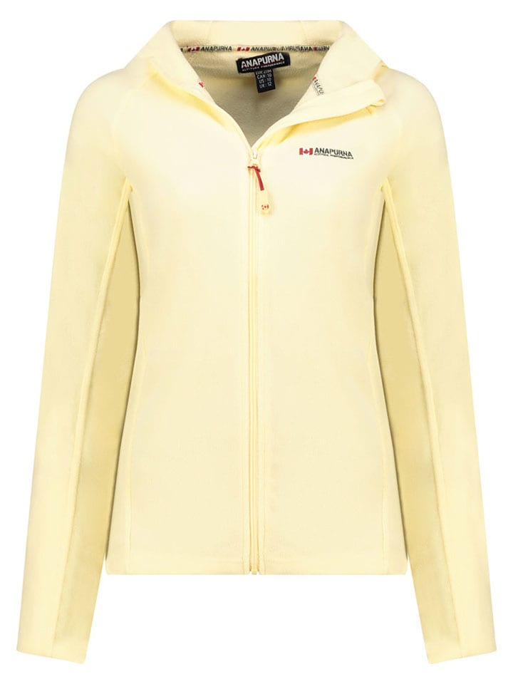 ANAPURNA Kurtka polarowa "Tugoodana" w kolorze żółtym rozmiar: L