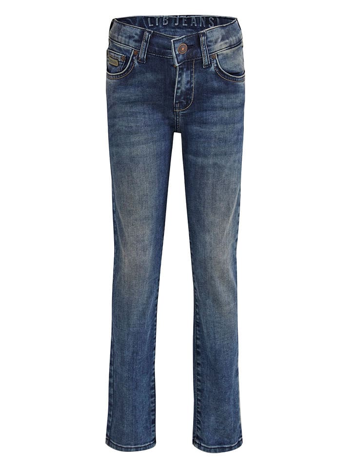 LTB Dżinsy "Jim B" - Regular fit - w kolorze granatowym rozmiar: 128