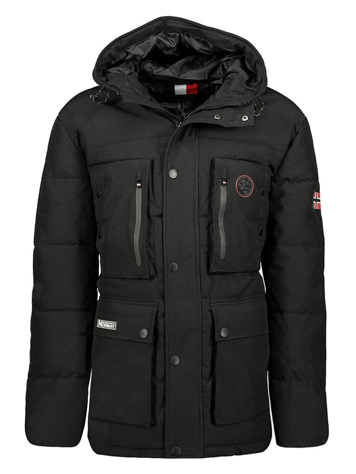 Geographical Norway Parka w kolorze czarnym rozmiar: XL