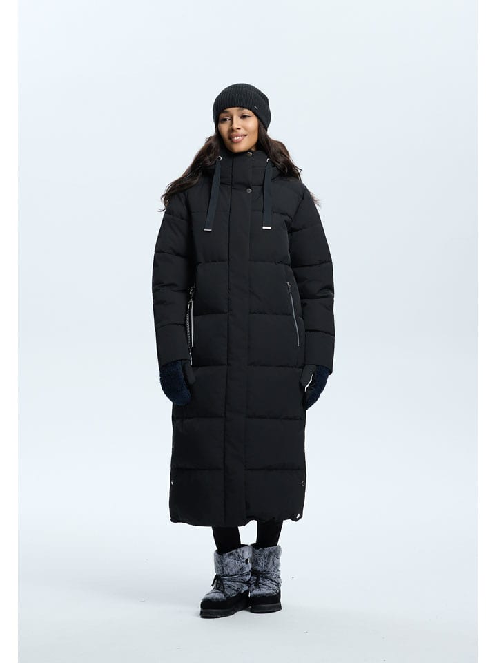 LUHTA Płaszcz zimowy "Heinis" w kolorze czarnym rozmiar: 34